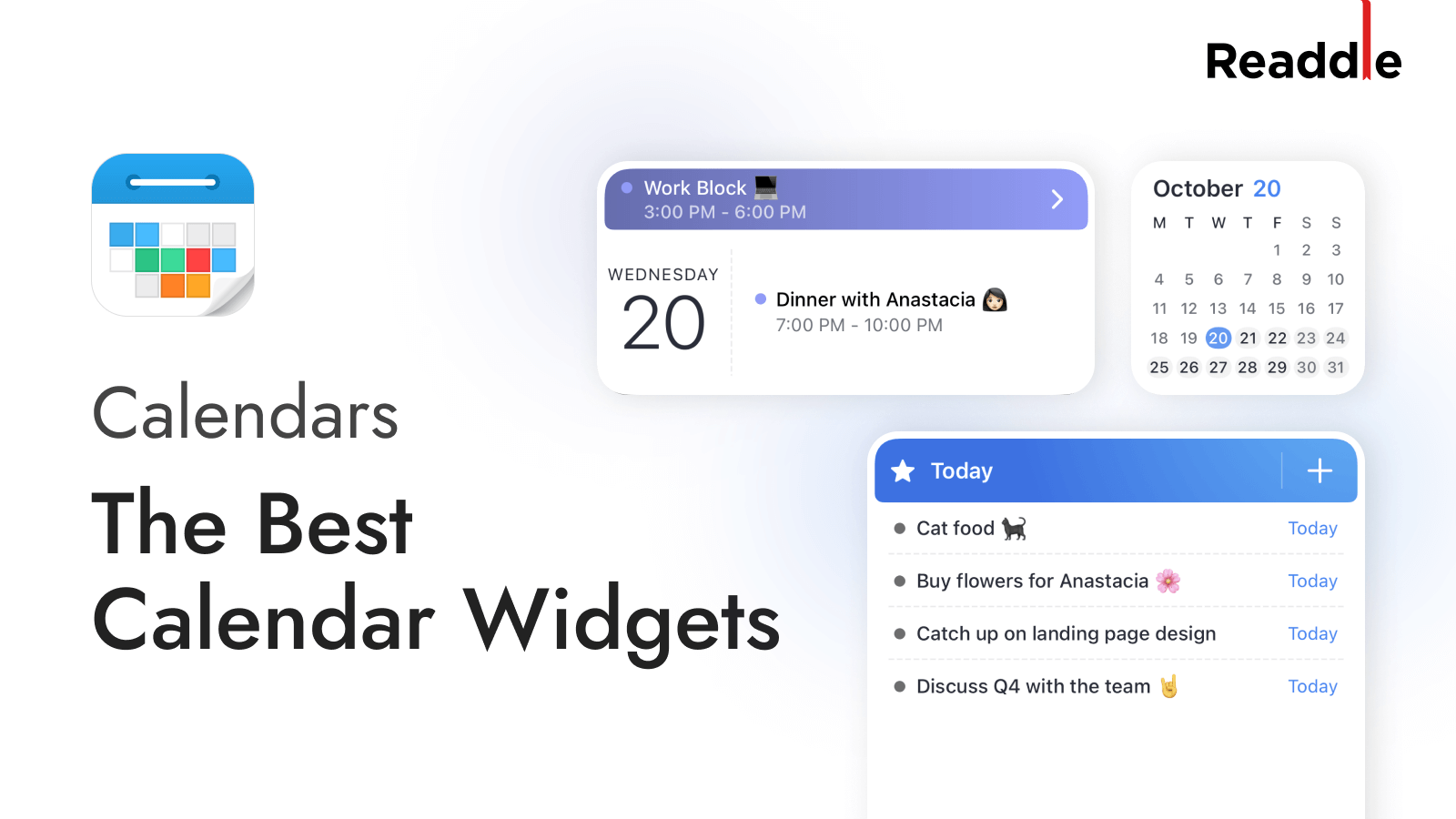 Here are Some Calendar Widgets for and iPads