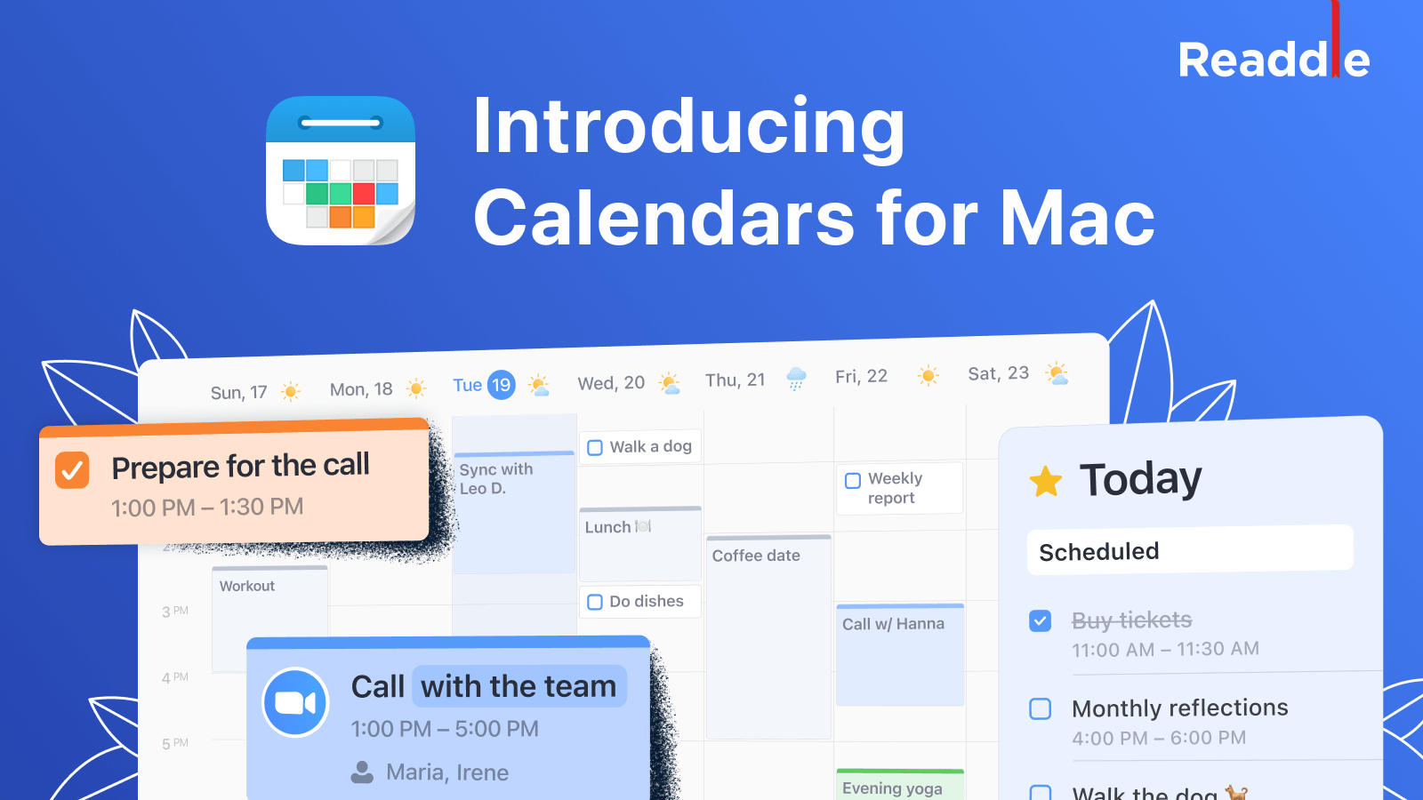 Calendars for Mac: Revolutionary on your time management