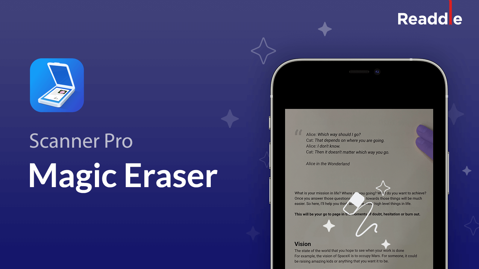 Readdle\'s Scanner Pro adds the Magic Eraser to clean up scans
